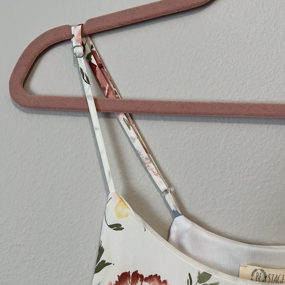 Be Stage floral tank top with adjustable straps - Picture 3 of 7